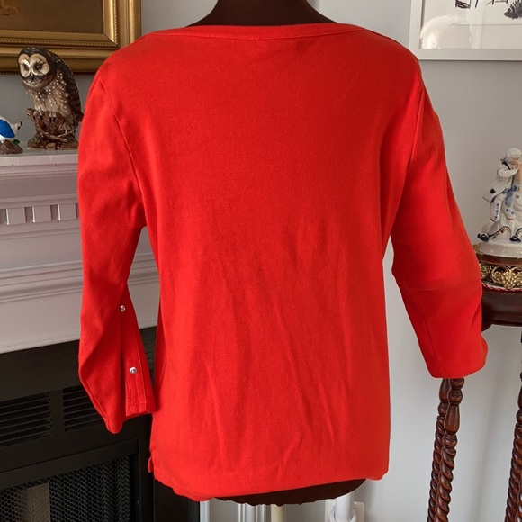 Rafaella knit 3/4 sleeve top - Picture 3 of 6